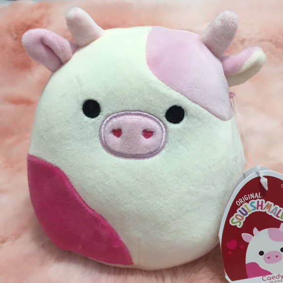 Caedyn 5” Valentine’s original squishmallows with heart nostrils - Picture 2 of 6